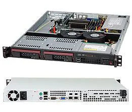 Supermicro Chassis CSE-811TQ-441B