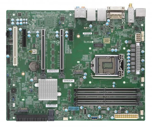 Supermicro Motherboard X11SCA-W Single Intel® Xeon® E-2100 Processor Intel® Xeon® E-2200 Processor 8th/9th Generation Intel® Core i9/Core i7/Core i5/Core i3/Pentium®/Celeron® Processor