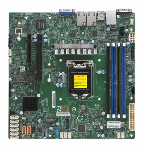 Supermicro Motherboard X11SCH-F Single 8th/9th Generation Intel® Core i3/Pentium®/Celeron® Processor Intel® Xeon® E-2100 Processor Intel® Xeon® E-2200 Processor