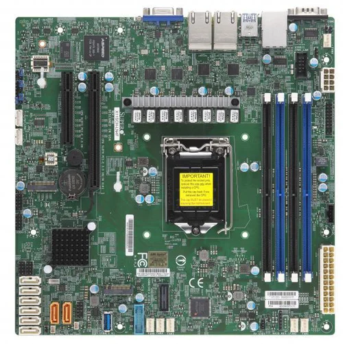 Supermicro Motherboard X11SCH-LN4F Single 8th/9th Generation Intel® Core i3/Pentium®/Celeron® Processor Intel® Xeon® E-2100 Processor Intel® Xeon® E-2200 Processor