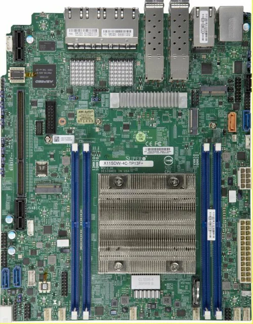 Supermicro Motherboard Intel MBD-X11SDW-4C-TP13F+-B