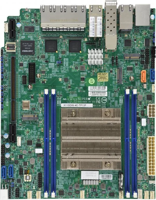 Supermicro Motherboard Intel MBD-X11SDW-4C-TP13F-B