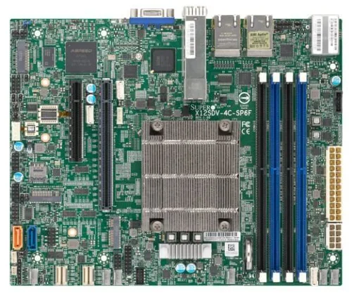 Supermicro Motherboard Intel MBD-X12SDV-8C-SP6F-B