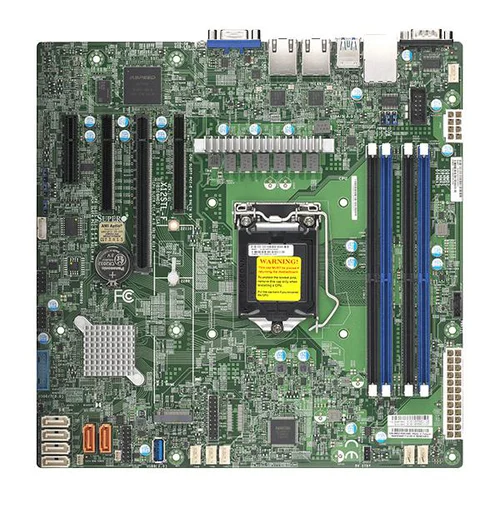 Supermicro Motherboard X12STL-F Single 10th Generation Intel® Pentium® Processor Intel® Xeon®  E-2300 Processor