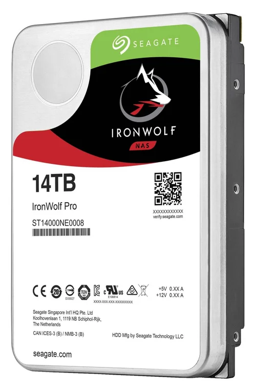 Seagate NAS HDD 3.5 IronWolf Pro 14TB 7.2K SATA