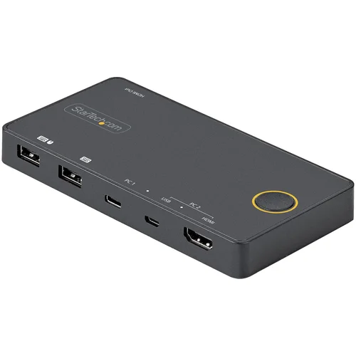 StarTech 2 Port USB-A+HDMI/USB-C KVM Switch 4K