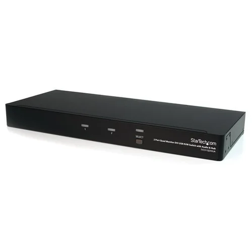 StarTech 2 Port Quad Monitor DVI USB KVM Switch