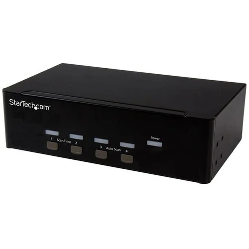 StarTech 4-port KVM Switch w/Dual VGA - USB 2.0