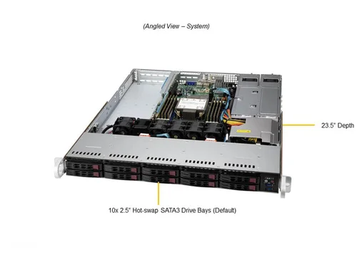 Supermicro 1U UP SuperServer SYS-110P-WTR (SYS-110P-WTR)