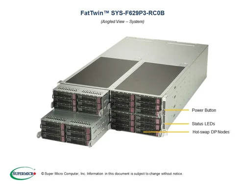 Supermicro 4U SuperServer F629P3-RC0B (SYS-F629P3-RC0B)
