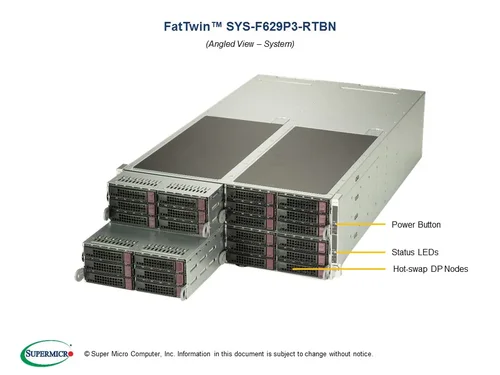 Supermicro 4U SuperServer F629P3-RTBN (SYS-F629P3-RTBN)