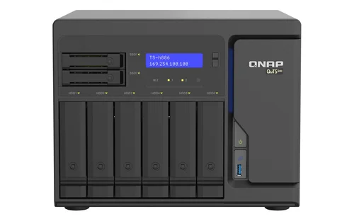 Qnap 8-Bay QuTS hero NAS Xeon D-1602 8GB RAM