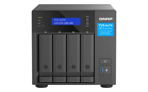 Qnap 4bay QuTS hero NAS Intel Pent Gold G7400