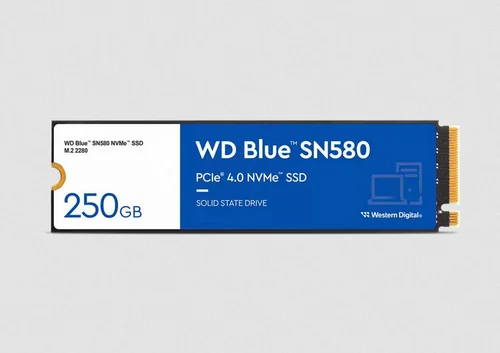 Western Digital WD SSD Blue SN580 250GB PCIe Gen4 NVMe