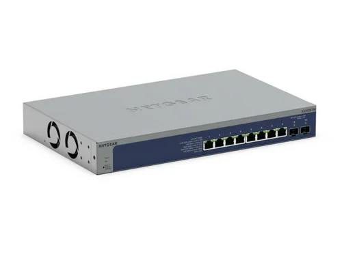 NETGEAR XS508TM — 10G/Multi-Gigabit Ethernet Smart Switch met 8 poorten en 2 SFP+-poorten